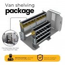 Ranger Design Electrician Van Shelving Package, Mercedes Sprinter, 144 WB, DLS-11