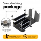 Ranger Design Delivery Van Shelving Package, Chevrolet Express, 135" WB, GSR-19