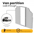 Van Partition, Walk Through, Ford Transit LR