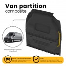 Ranger Design Contoured safety partition, Solid, Composite, Sprinter High Roof, 3310-DH