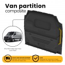 Ranger Design Contoured safety partition, Solid, Composite, Sprinter Standard Roof, 3310-DL