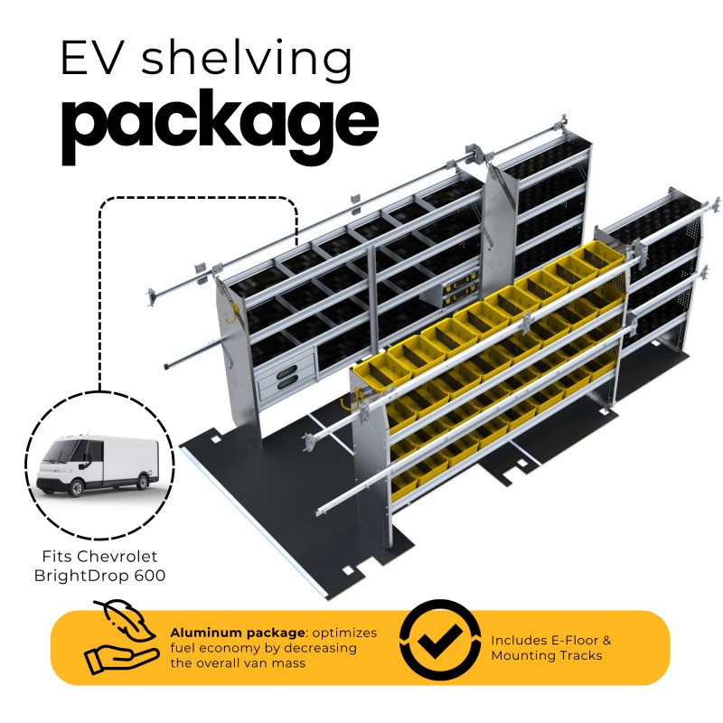 Aluminum Package, Chevrolet BrightDrop 600, Includes E-Floor & Moun ...