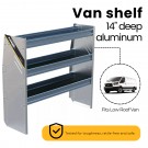 N4 Composite Aluminum Van Shelving, 48&Prime; Wide, 3 Trays &ndash; N4-RA48-3C