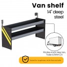 Ranger Design S2 Series Cargo Van Shelving, 60" Wide, 2 Trays,S2-RS60-2