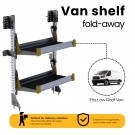 Ranger Design Fold-Away Shelf unit, with 2 shelves, 47.5"h x 30"w, F4-RA30-2